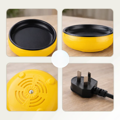 Electric Mini Frying Pan Non Stick Small Egg and Bacon Cooker with Automatic Shut Off Safety — photo 8