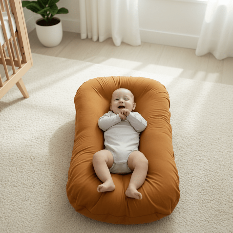 Baby Sleep Nest | Soft Memory Foam Infant Lounger — photo 6