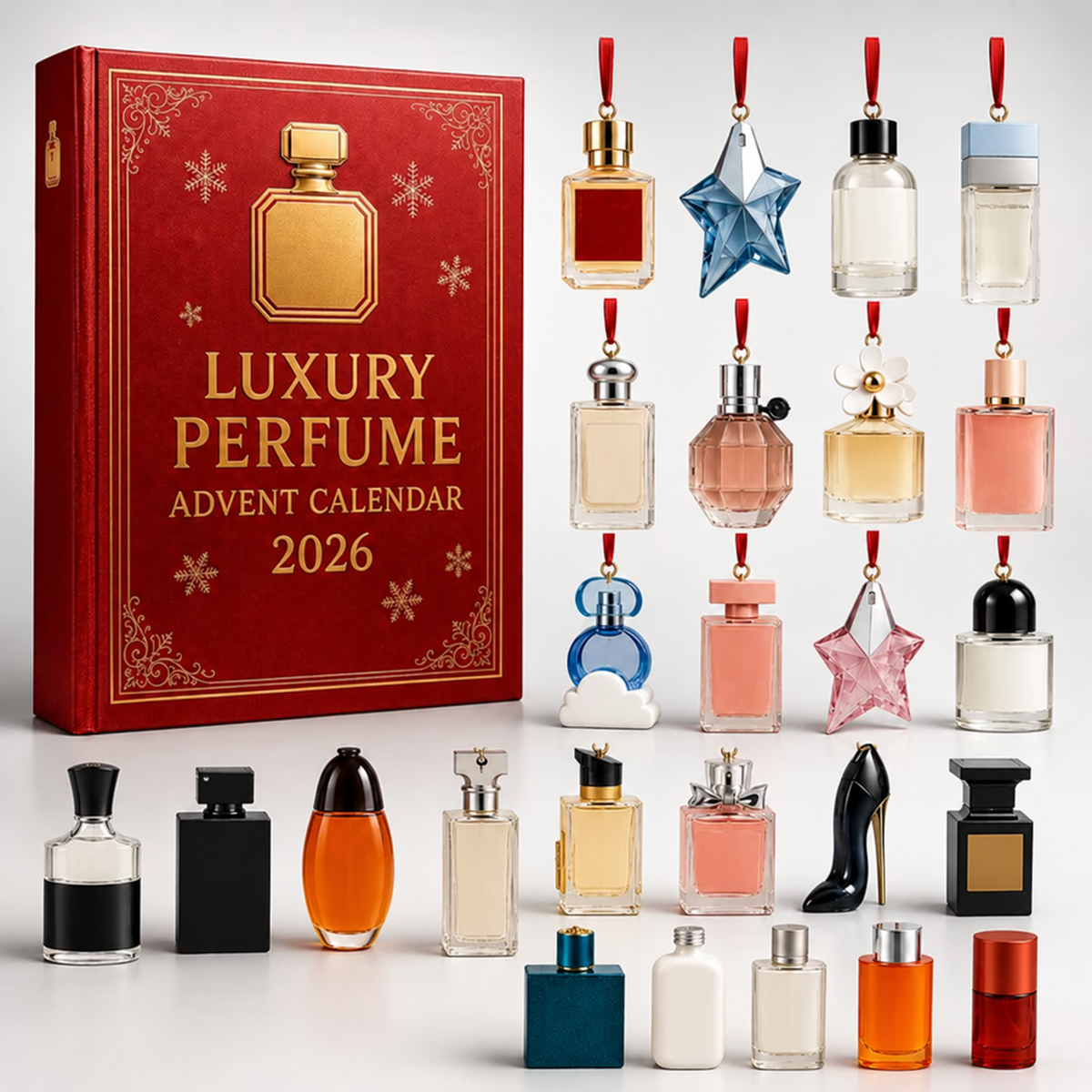 Advent Calendar 2026 | 24 Days Perfume Bottles Christmas Countdown Surprises Gift Set Fragrance Set For Women Holidays — photo 3