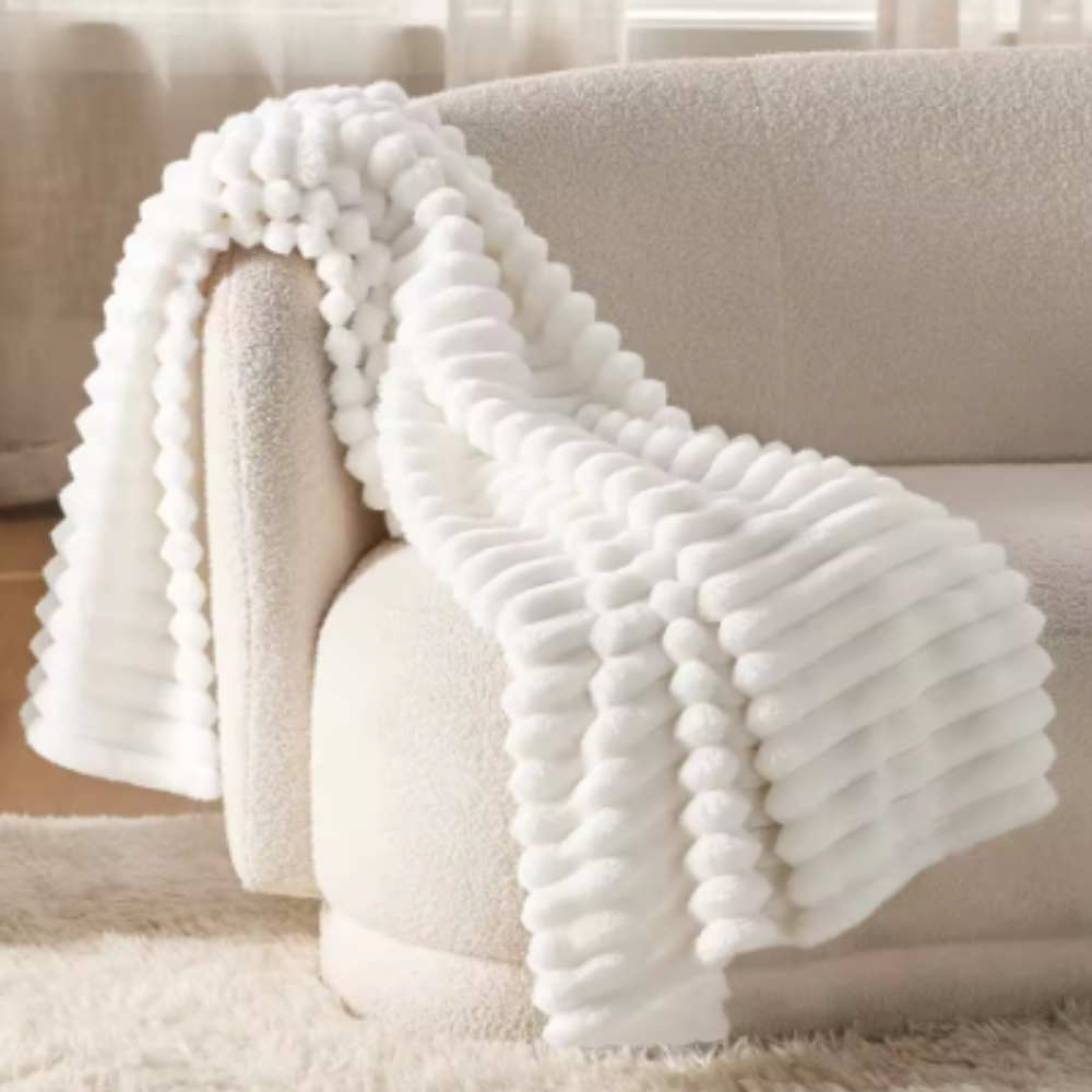 Throw On Blanket | Ultra-Soft Fleece Sofa Blanket — photo 5