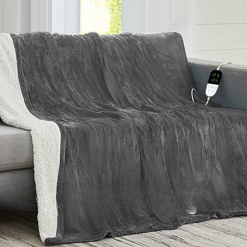 Electric Heated Blanket with Digital Controller for Bedroom — photo 4