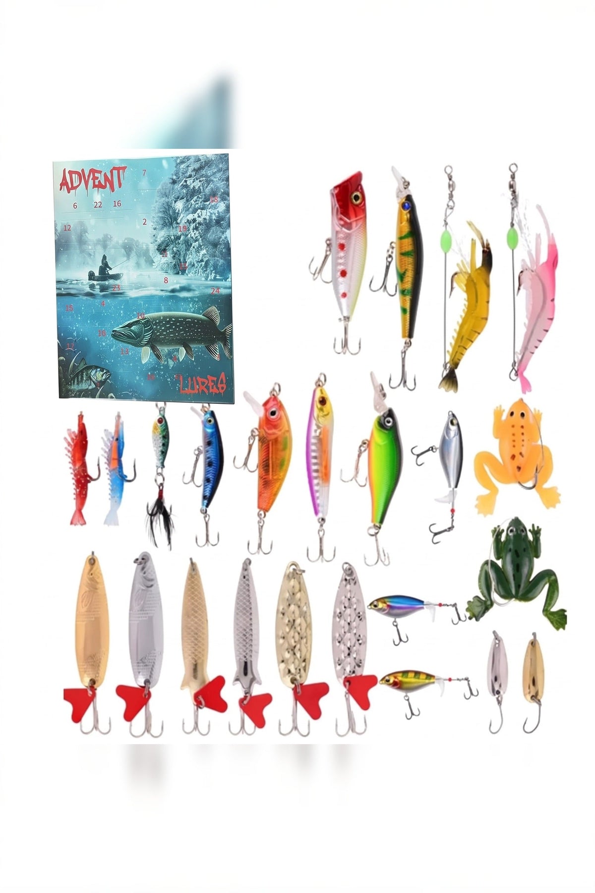 Fishing Advent Calendar – 24 Lures, Spinners and Soft Baits — photo 6