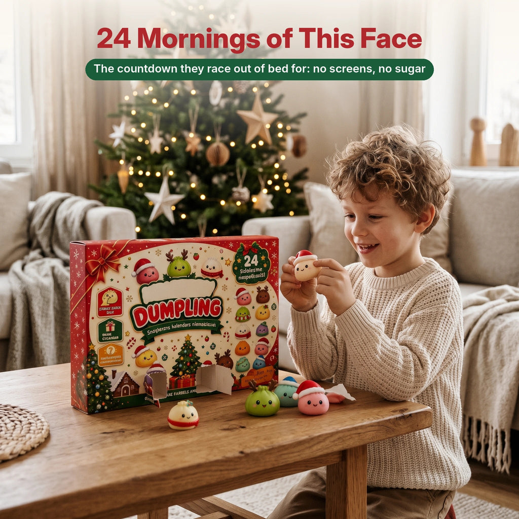2026 Squishy Dumpling Advent Calendar with 24 Different Holiday Characters for Kids — photo 1