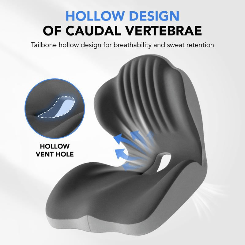 Slumblr® Memory Foam Seat Cushion with Back Support — photo 14