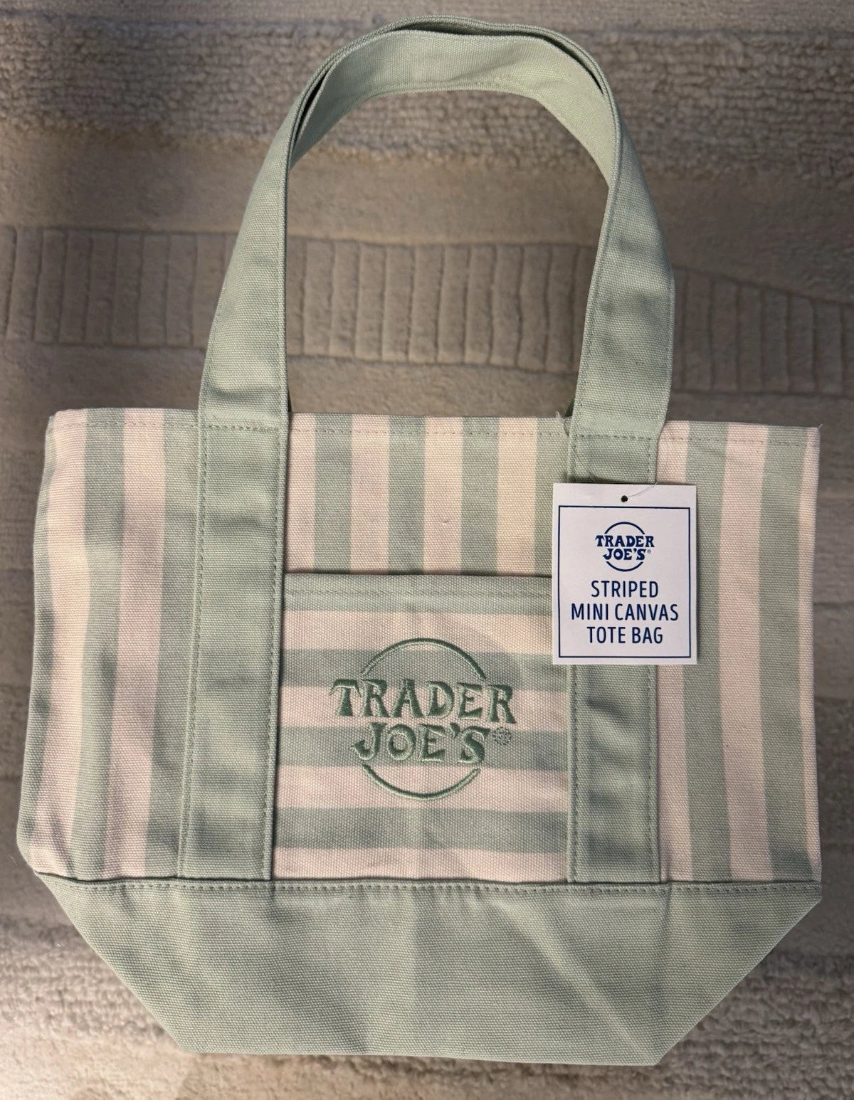 Striped Canvas Mini Tote Set of 4 — photo 5