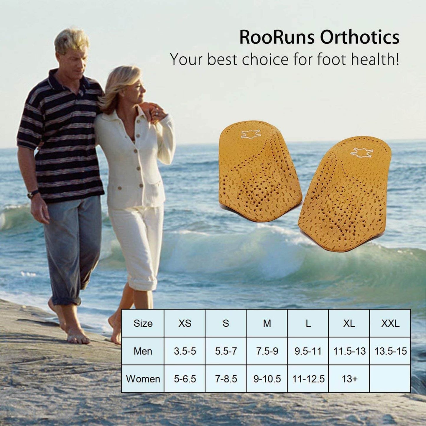 Light Leather Foot Shoe Inserts - Perdepo