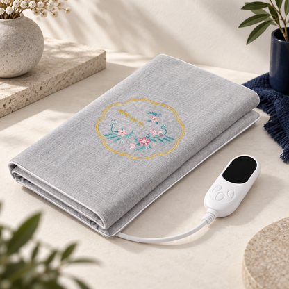 Electric Heating Pad – Grey Moxa Warming Mat for Home — photo 1