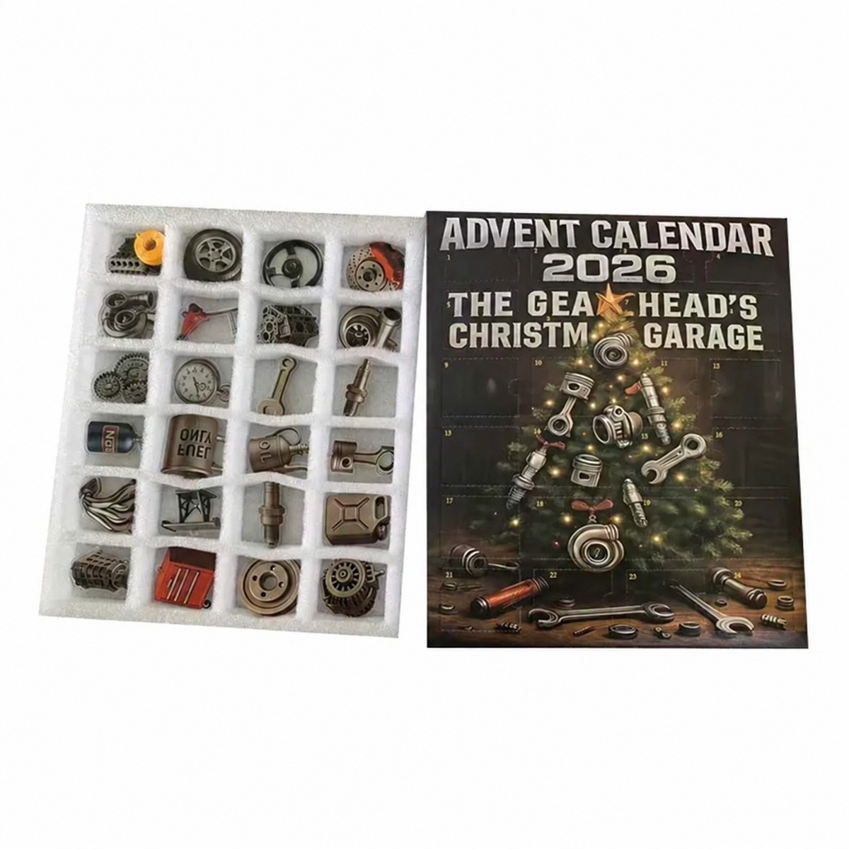 The Gearhead's Christmas Garage 2026 Advent Calendar - 24-Day Tool-Themed Surprise Blind Box for Car Enthusiasts — photo 3