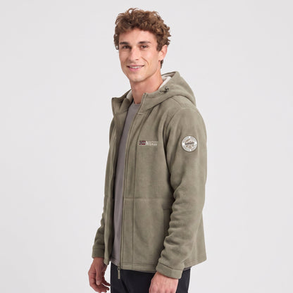 Men's Windproof Hooded Fleece Jacket for Walking & Hiking — photo 25