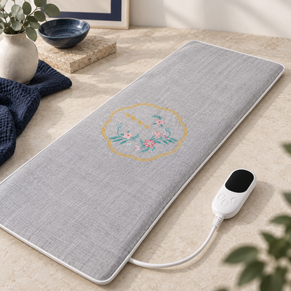 Electric Heating Pad – Grey Moxa Warming Mat for Home — photo 3