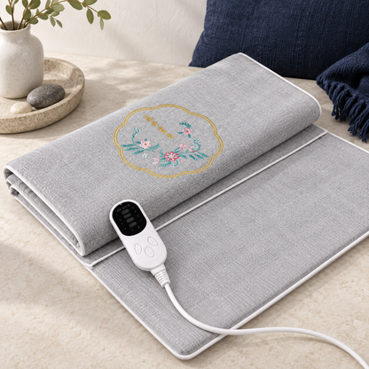 Electric Heating Pad – Grey Moxa Warming Mat for Home — photo 4