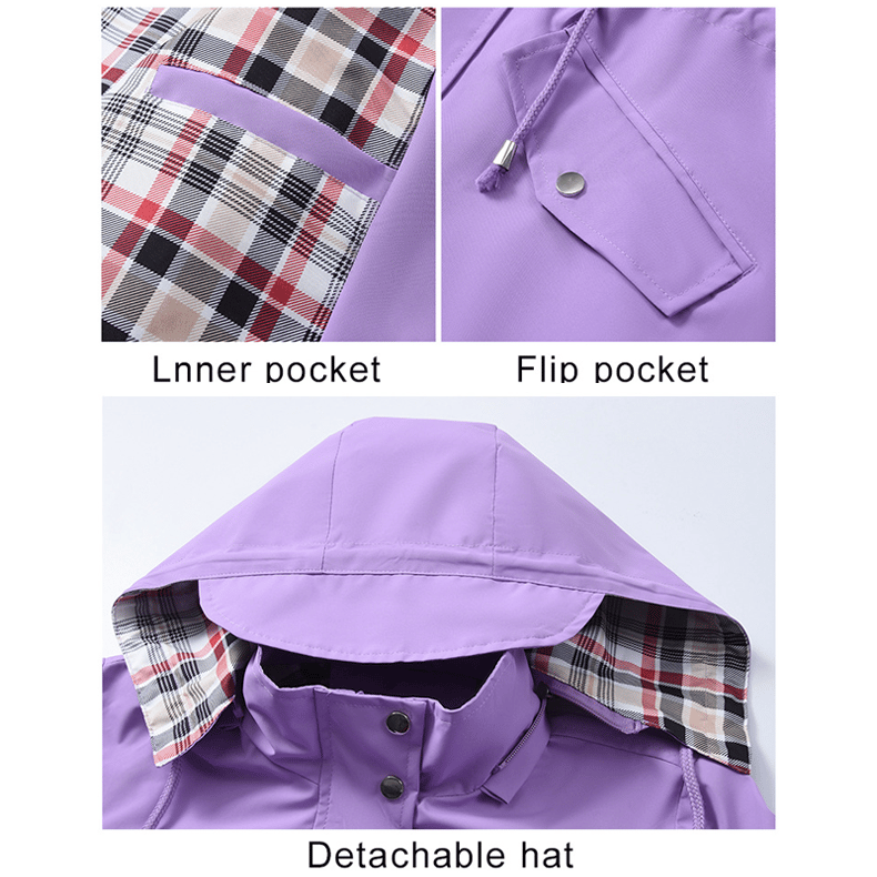 Womens Chic Lightweight Waterproof Jacket - Stylish and Durable — photo 5