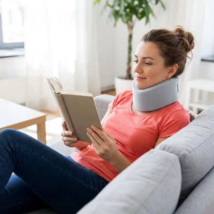 Adjustable Neck Brace Support Collar with Soft Padding — photo 3