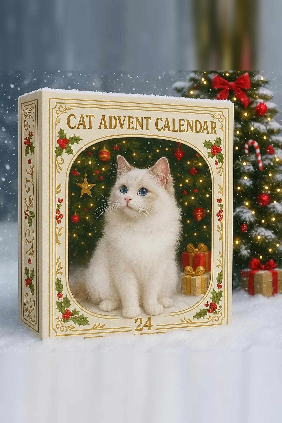Cat Advent Calendar – 24 Acrylic Kitten Ornaments to Hang — photo 4