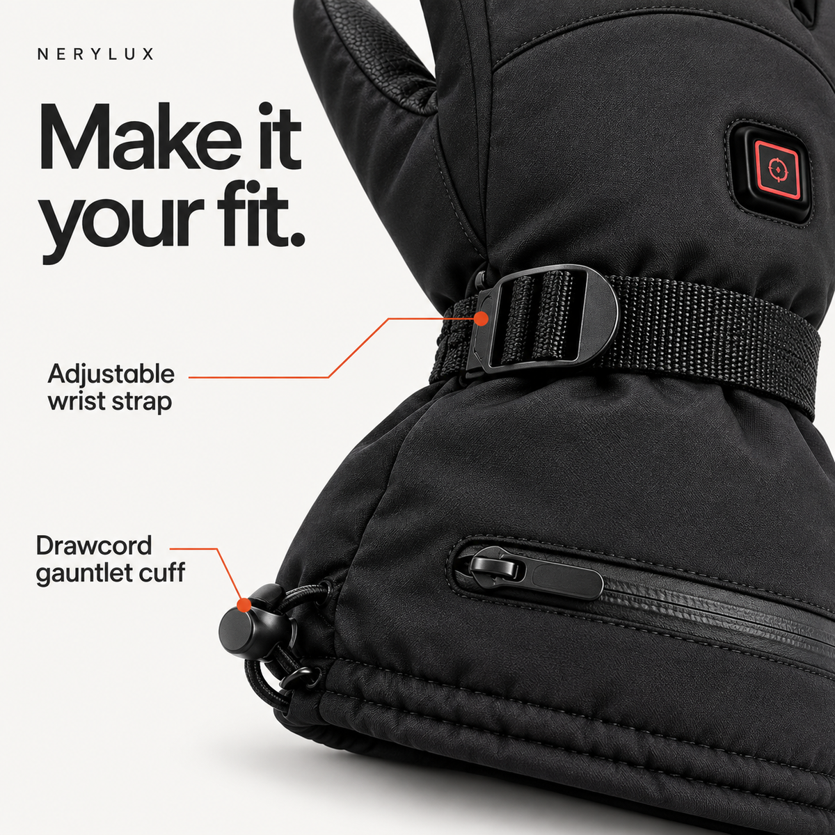 Rechargeable Heated Gloves – 3 Heat Settings — photo 4