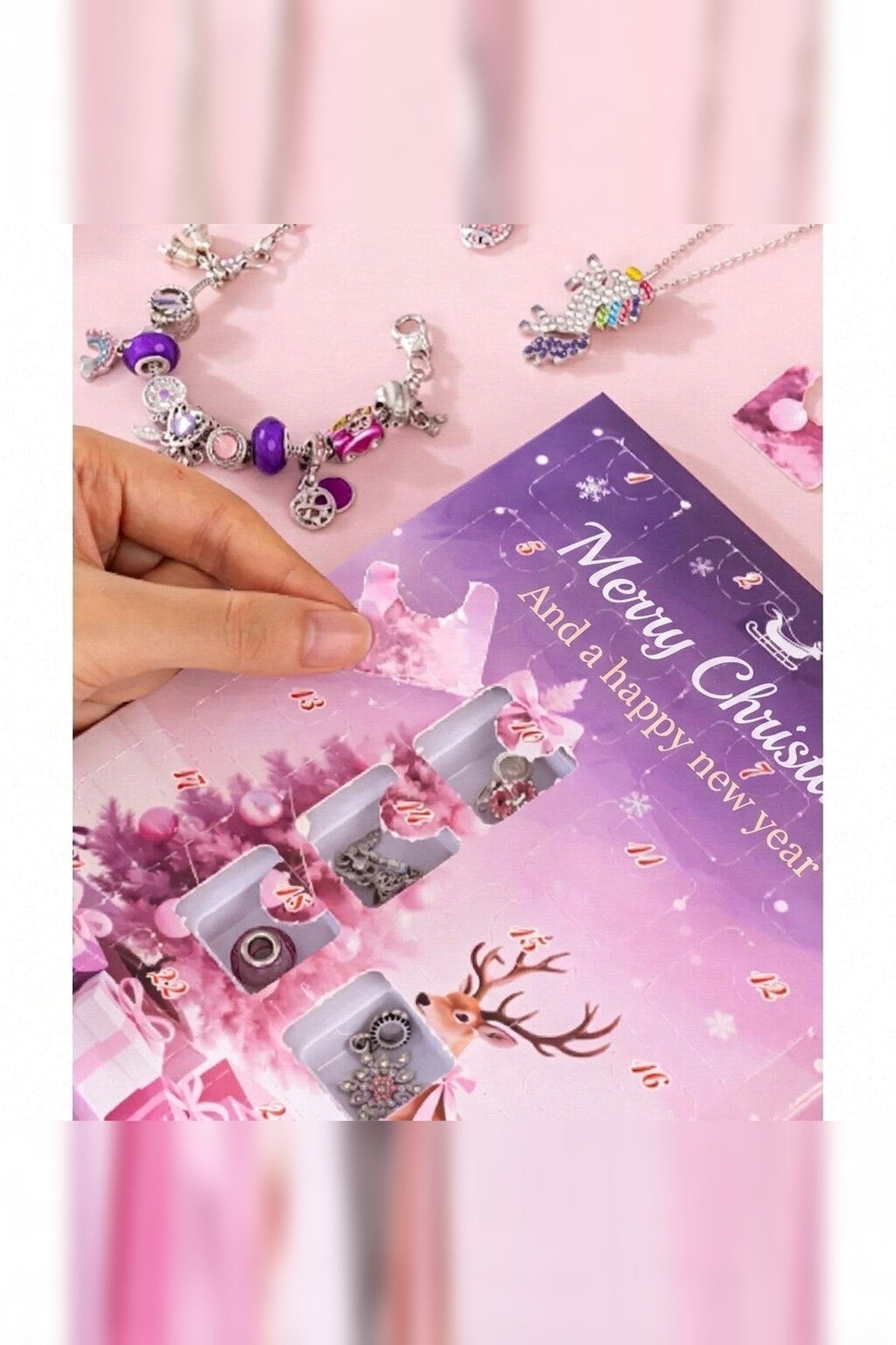 Charm Bracelet Advent Collection – Crystal, Metal and Pearls — photo 3