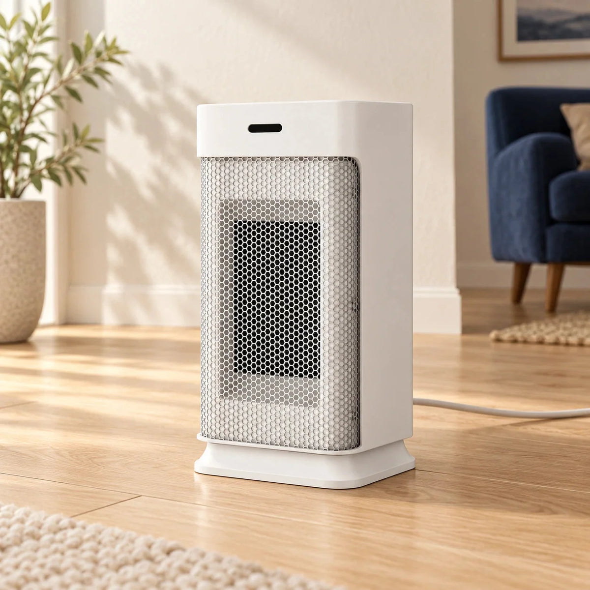Compact Oscillating Fan Heater – 800/1200 W & Remote Control — photo 9