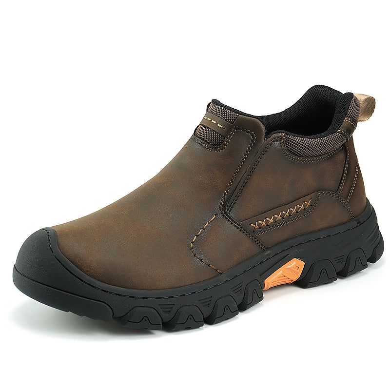 MANTRAFF® Men's Slip-On Outdoor Shoes in Genuine Leather — photo 1