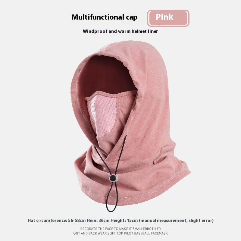 3-in-1 Thermal Fleece Balaclava | Windproof Hood, Neck Warmer & Face Mask in One | Warm Winter Ski, Cycling, Running & Dog Walking Hat for Men & Women | Adjustable Drawstring | 4 Colours — photo 4