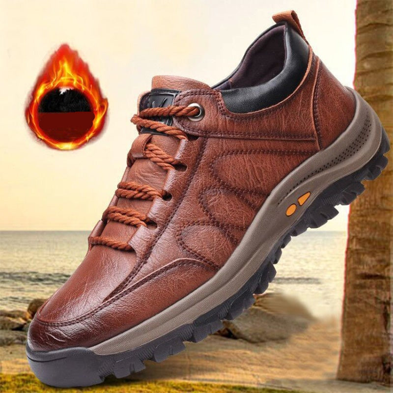 Men’s Orthopedic Leather Shoes - Supportive Comfort — photo 1
