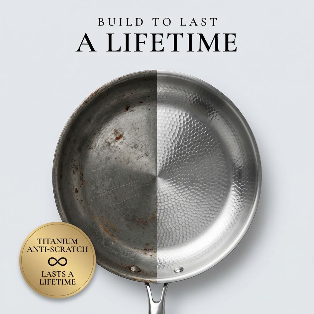Pure Titanium Frying Pan — photo 3