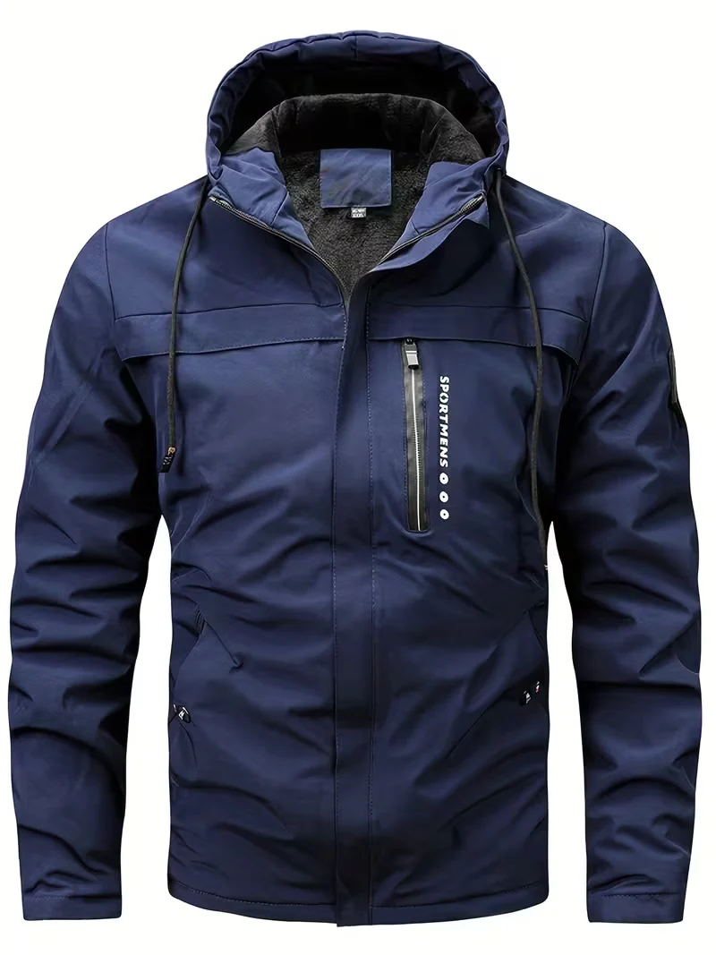 Men's Cosy Fleece-Lined Hooded Winter Jacket — photo 1