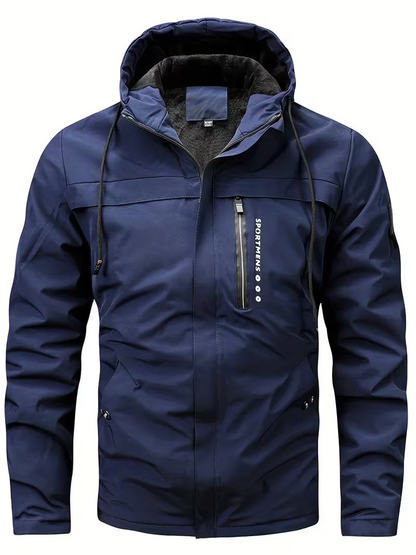 Men's Cosy Fleece-Lined Hooded Winter Jacket — photo 1