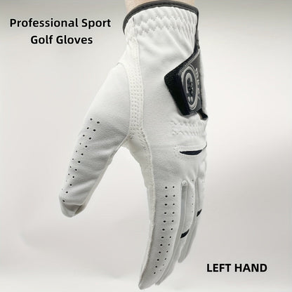 Left Hand Golf Glove in Soft Sheepskin Leather with Anti Slip Grip and Breathable Comfortable Fit — photo 7