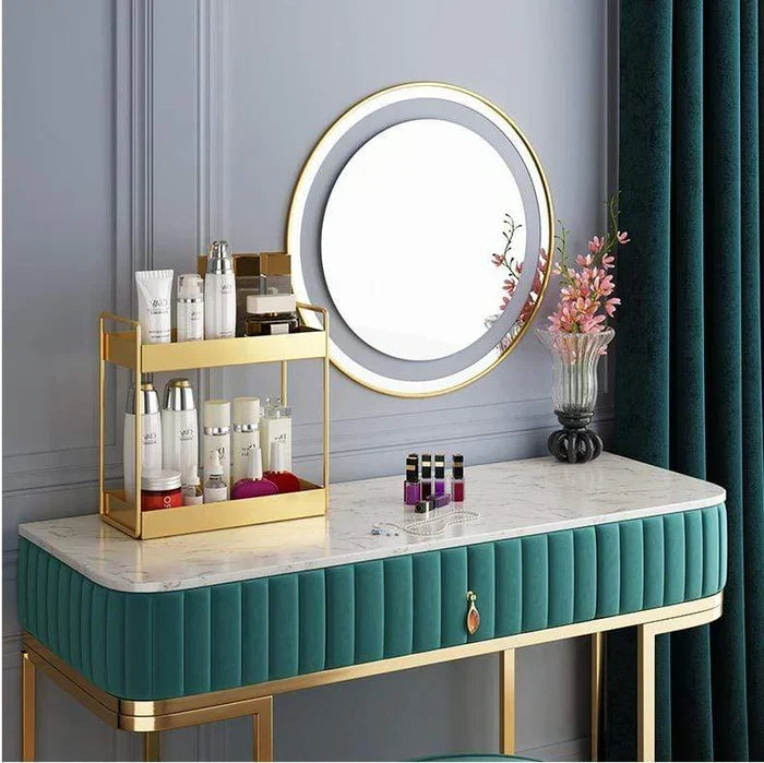 Vanity Organizer | Double-Layer Gold Finish & Space-Saving — photo 5