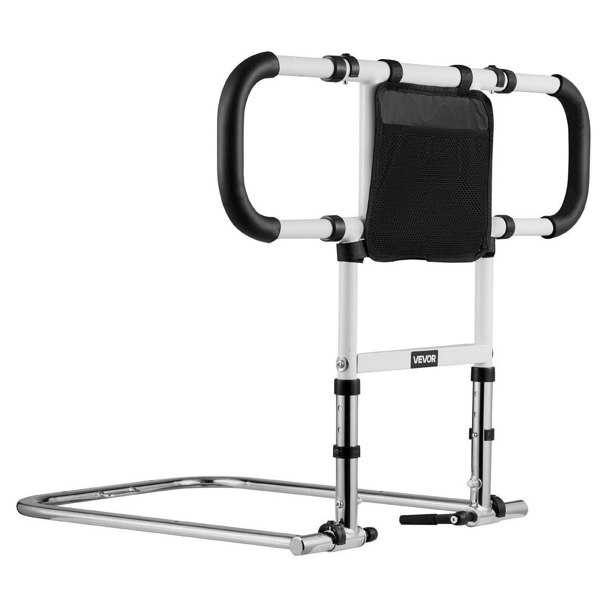 Adjustable Bedside Support Rail | Foldable Bed Assist Bar with Padded Handle | Fits King, Queen, Full, Twin — photo 1