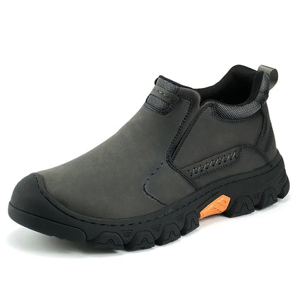 Men's Slip-On Outdoor Shoes in Genuine Leather