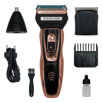 3-in-1 Trimmer – Rechargeable Beard Trimmer, Nose Hair Trimmer & Shaver with 3 Attachments, Compact for Travel — photo 6