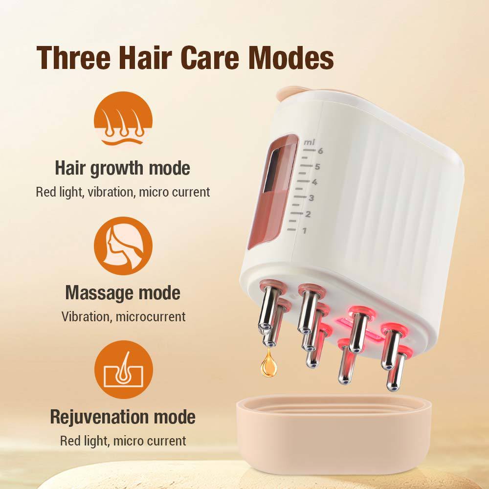 Electric Scalp Massager | Red Light Therapy & Oil Applicator — photo 3