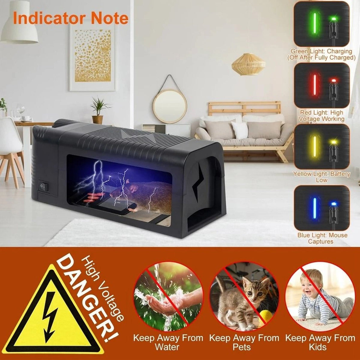 VoltTrapi Electronic Rat Trap — photo 8