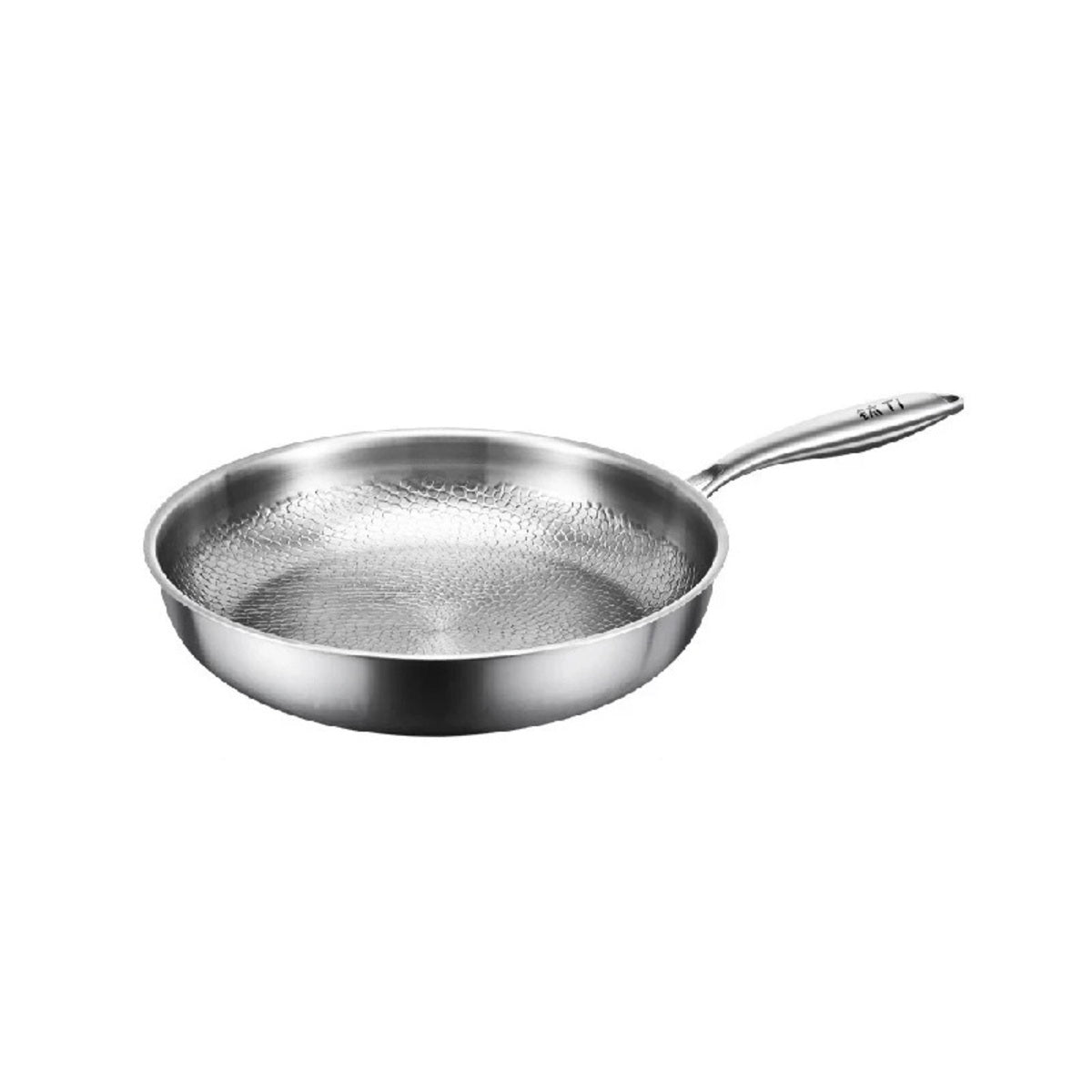 Titanium Frying Pan – Uncoated Non-Stick Hammer-Pattern Cookware — photo 5