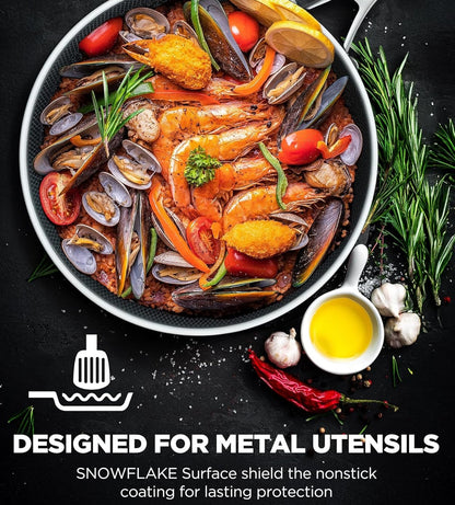 Titanium Frying Pan – Uncoated Non-Stick Hammer-Pattern Cookware — photo 11