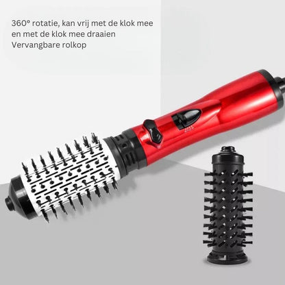 3-in-1 Hot Air Brush – Hair Dryer Brush, Volumiser & Curler with Ionic Technology, 3 Speeds & Multiple Heat Settings — photo 10