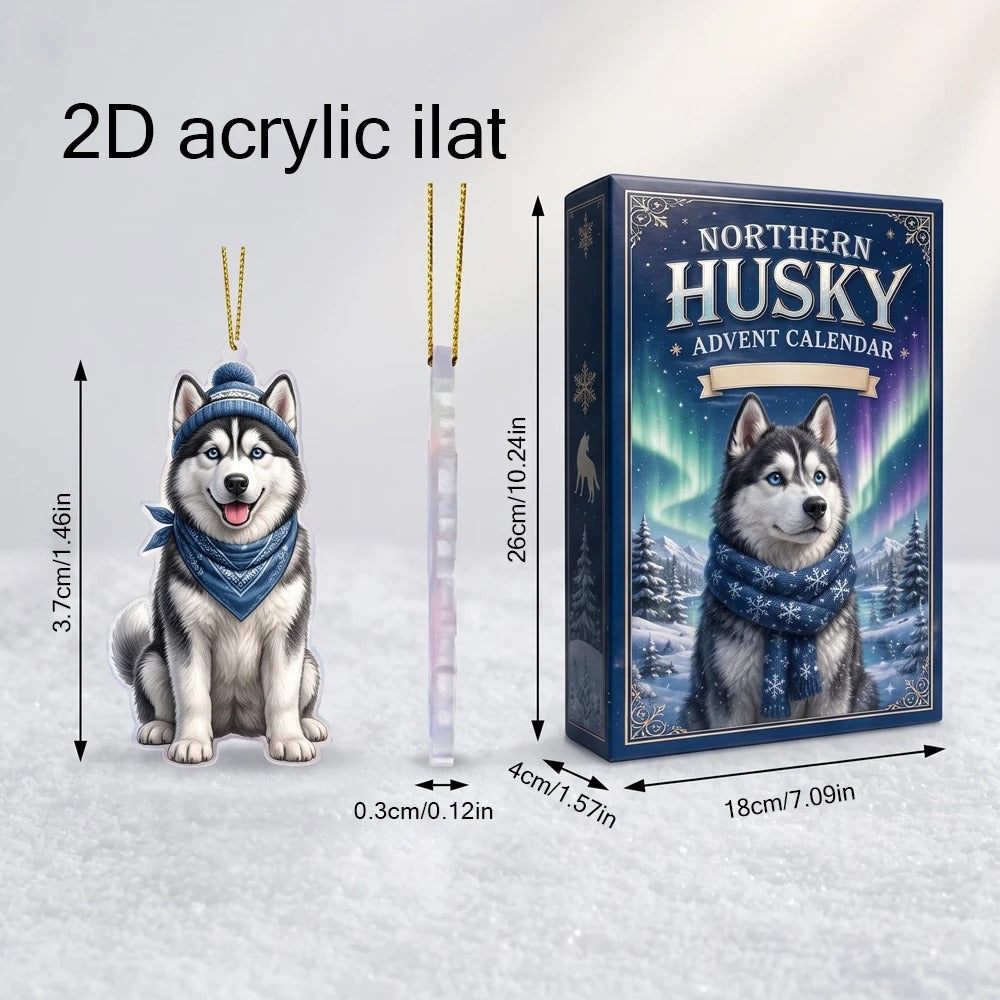 2026 Christmas Advent Calendar for Dogs - 24-Day Countdown with Husky Theme — photo 8