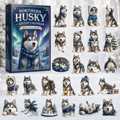2026 Christmas Advent Calendar for Dogs - 24-Day Countdown with Husky Theme — photo 3