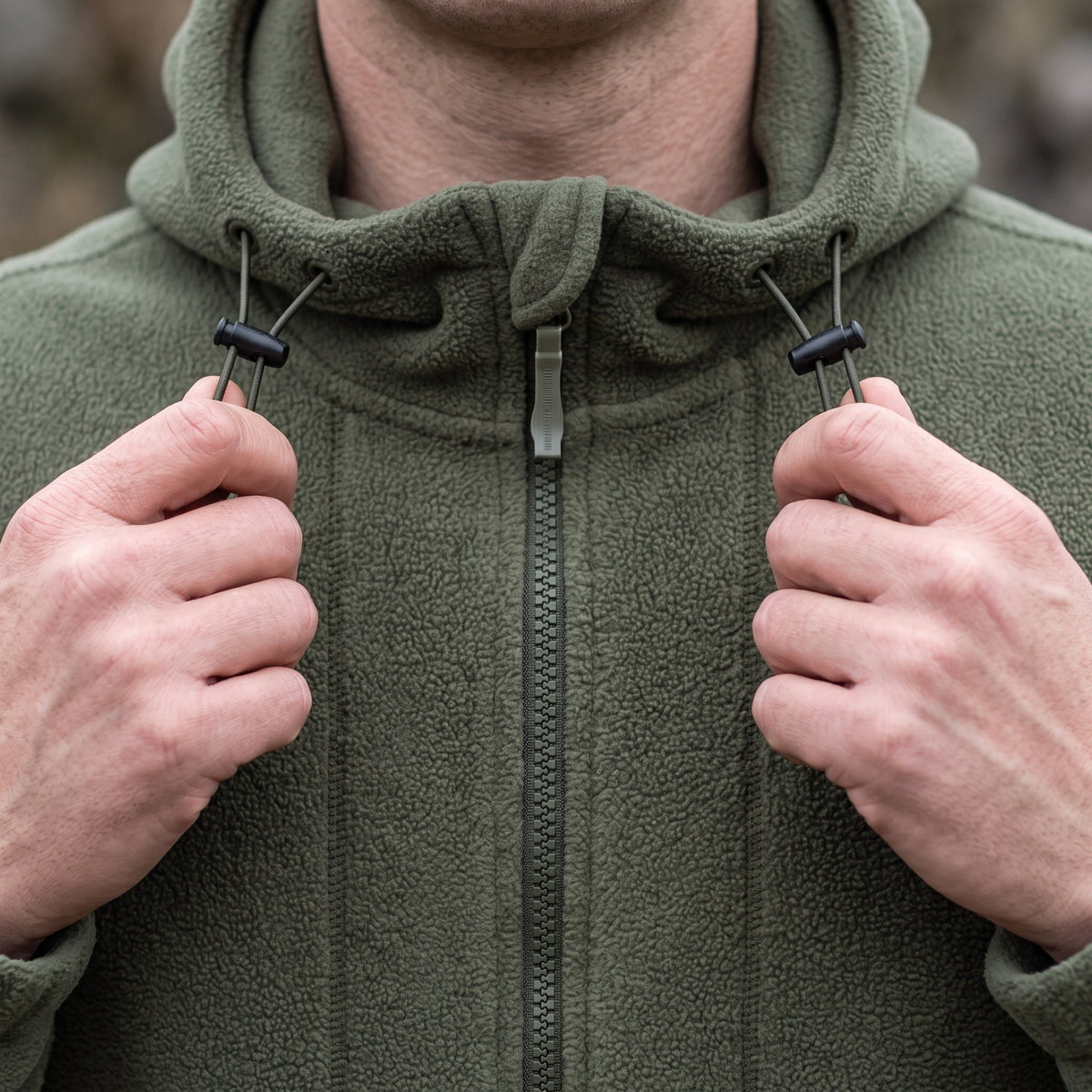 Men's Windproof Hooded Fleece Jacket for Walking & Hiking — photo 3