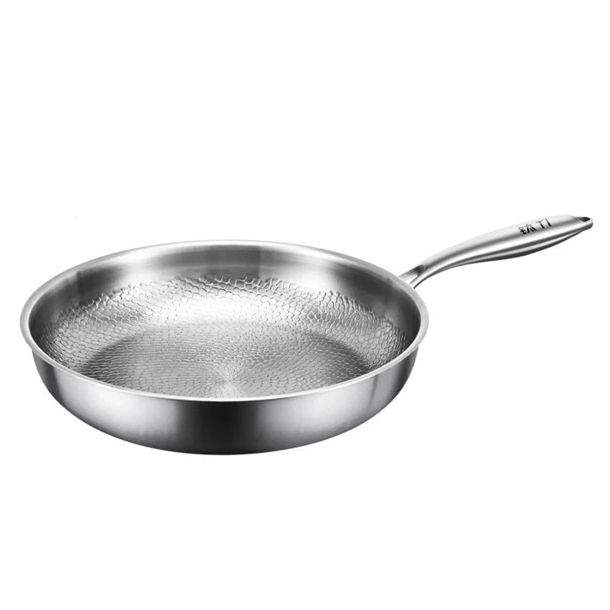 Titanium Frying Pan – Uncoated Non-Stick Hammer-Pattern Cookware — photo 1
