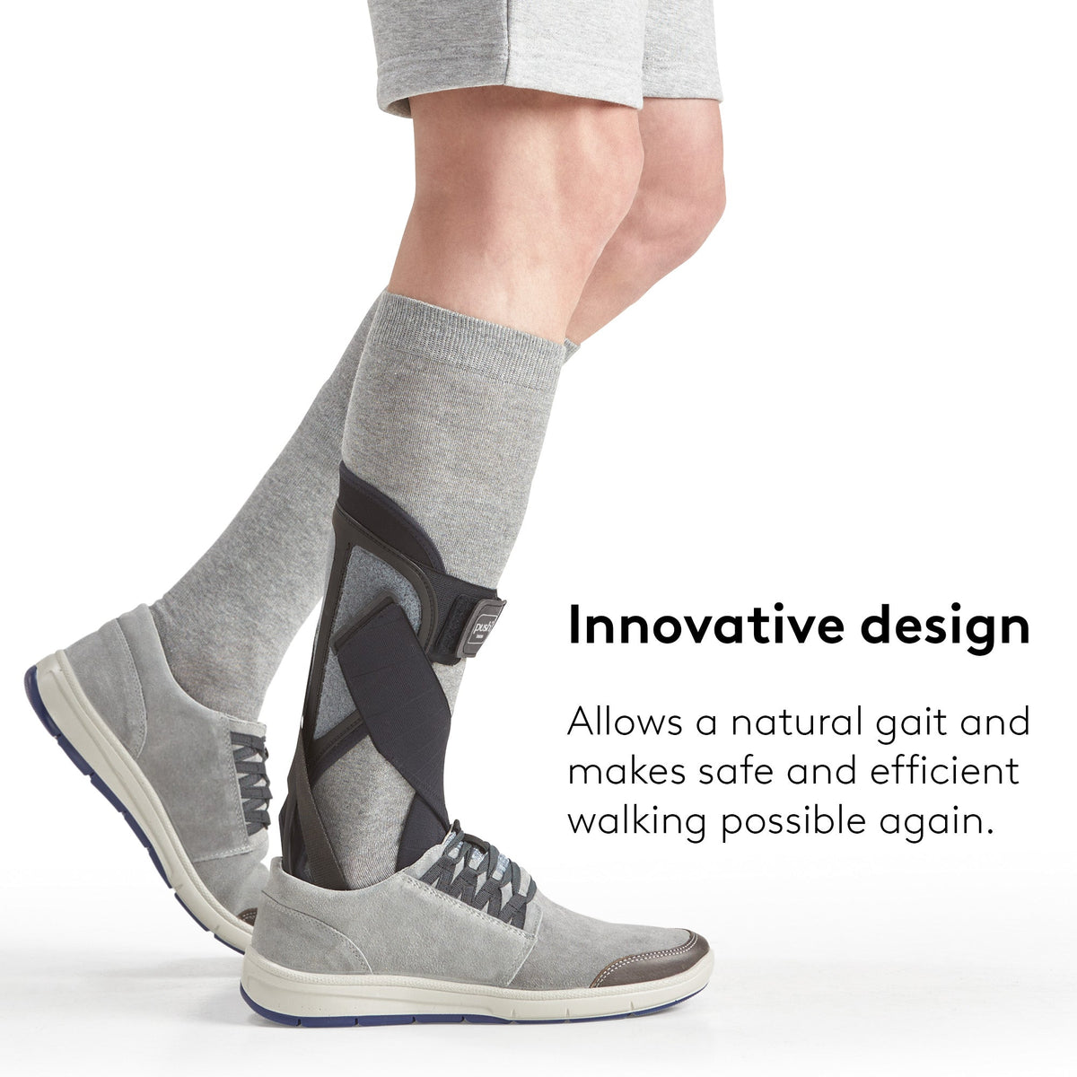 Push Ortho AFO Ankle Foot Orthosis – Lightweight Drop Foot Support Brace for Walking & Rehabilitation — photo 1