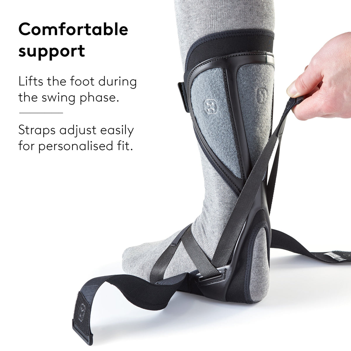 Push Ortho AFO Ankle Foot Orthosis – Lightweight Drop Foot Support Brace for Walking & Rehabilitation — photo 4