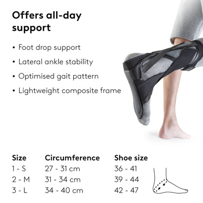 Push Ortho AFO Ankle Foot Orthosis – Lightweight Drop Foot Support Brace for Walking & Rehabilitation — photo 6