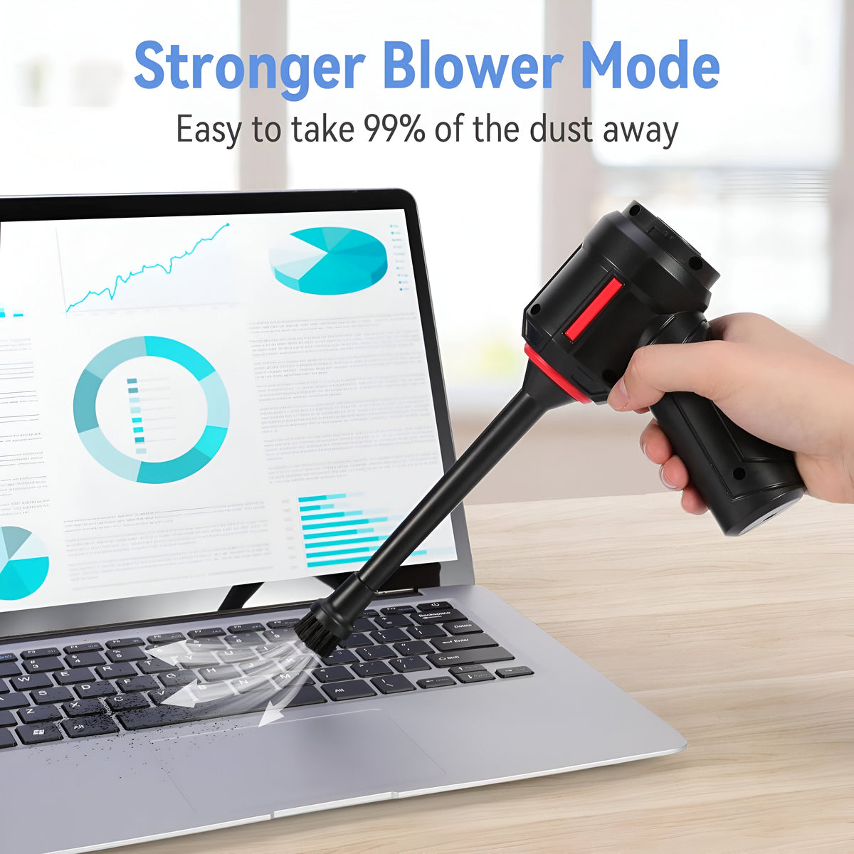 Rechargeable Mini Handheld Vacuum (6000Pa) — photo 2