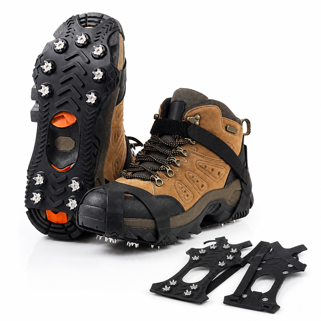 11-Spike Stainless Steel Ice Cleats for Shoes and Boots (Pair) — photo 4