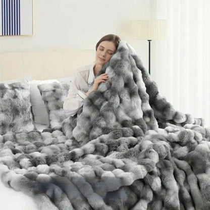 Slumblr® Cozy Faux Rabbit Fleece Throw Blanket — photo 16