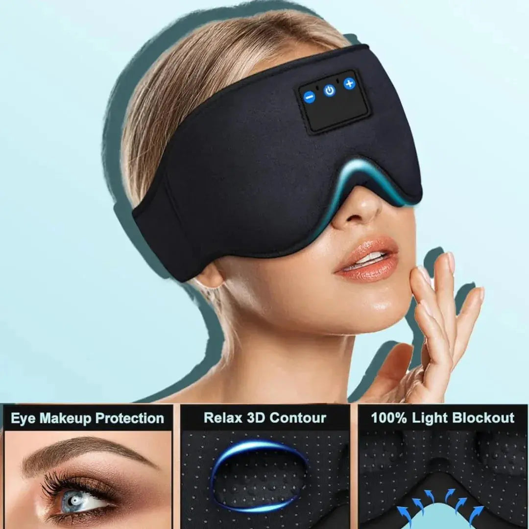Slumblr® Bluetooth Sleep Mask with Headphones 3D Contoured Design — photo 2