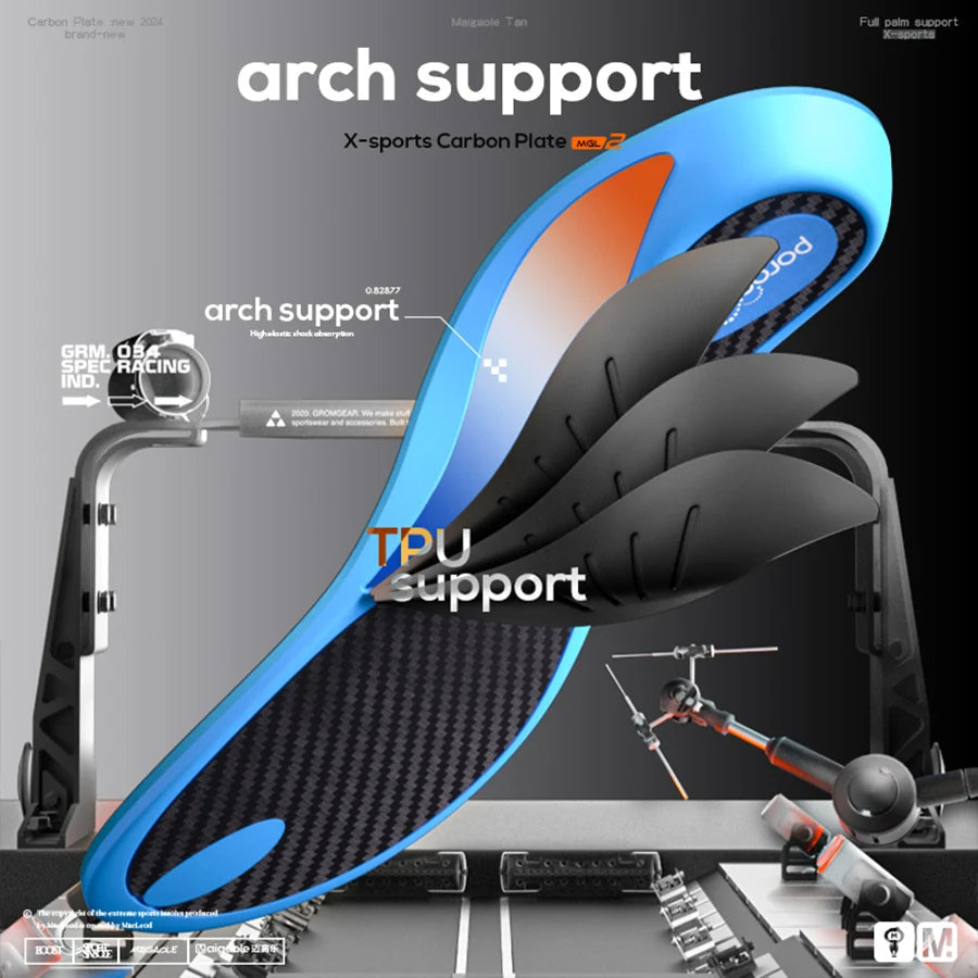 Curved Carbon Plate Insole – Stable Arch Support and High Rebound — photo 12
