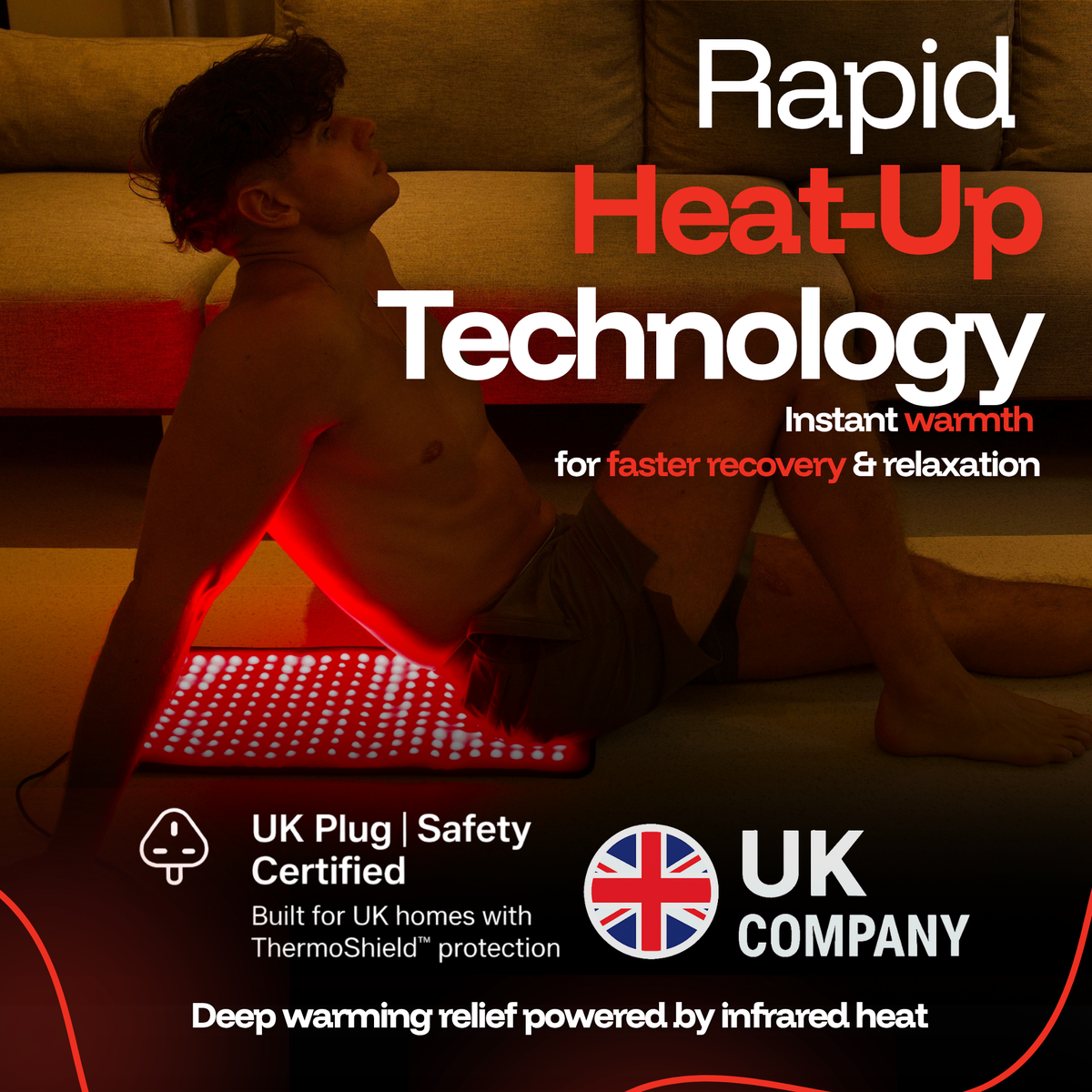 ThermoLab Auracell™ Pro Red Light Therapy Belt (24" × 12") — photo 10